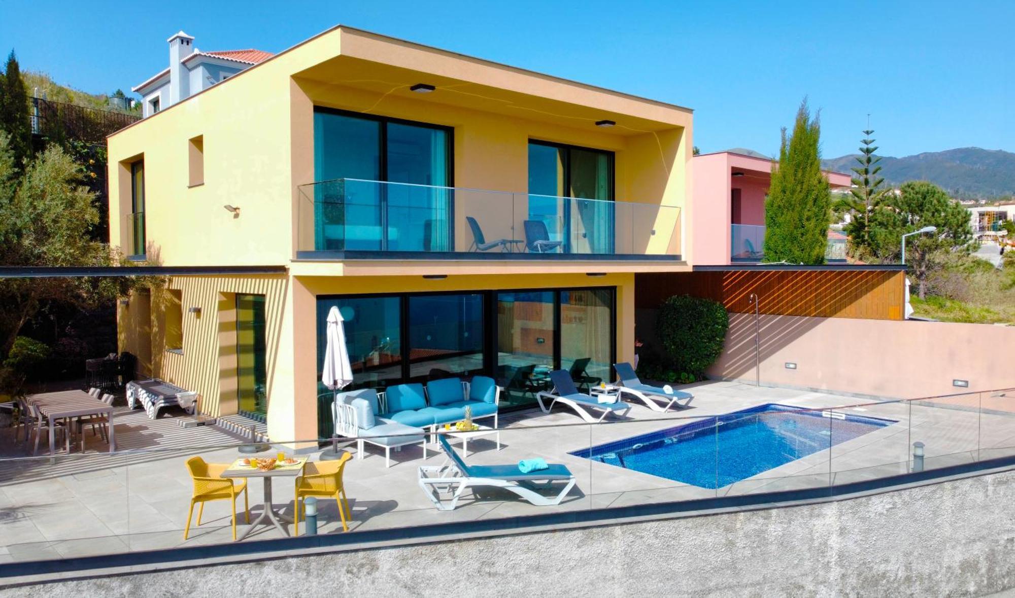 Eden Sun - A Modern Luxury Villa With A Panoramic View Prazeres Eksteriør bilde