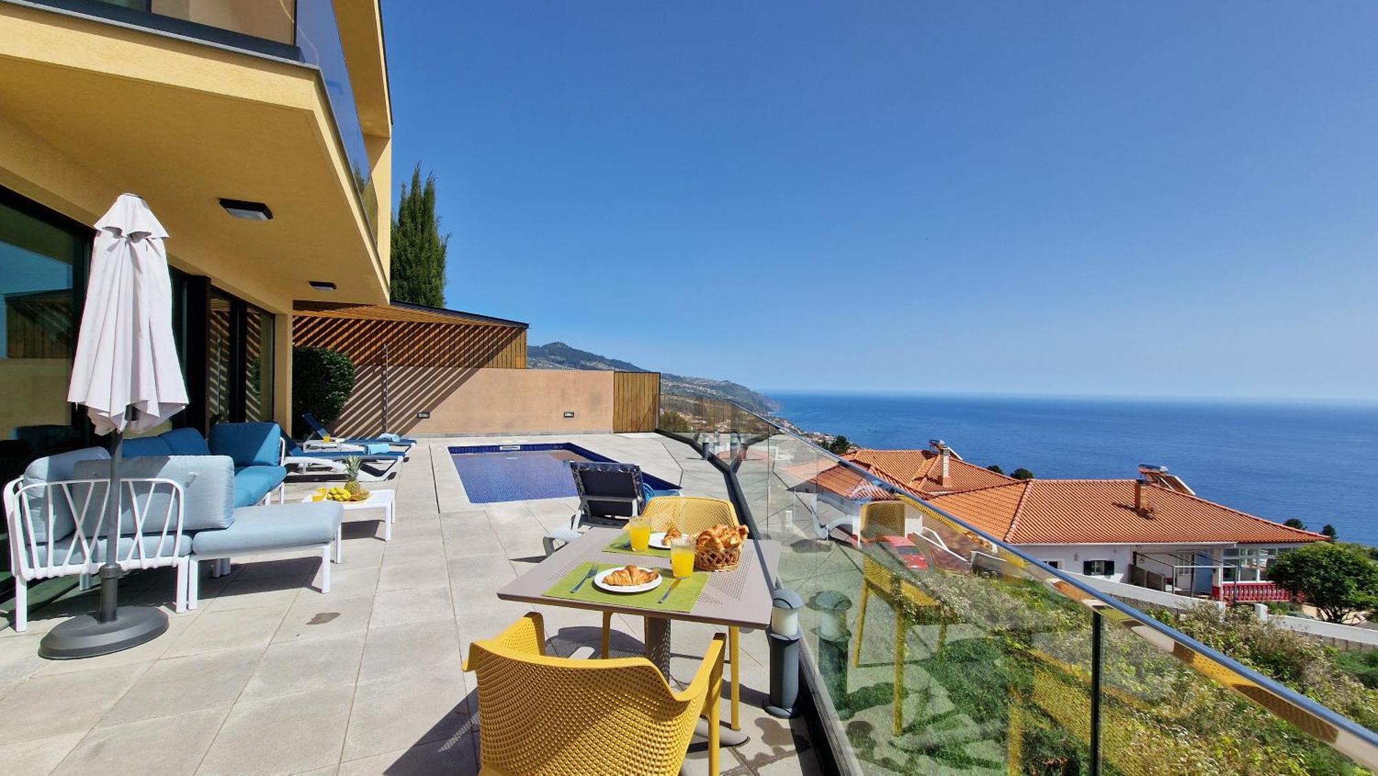 Eden Sun - A Modern Luxury Villa With A Panoramic View Prazeres Eksteriør bilde